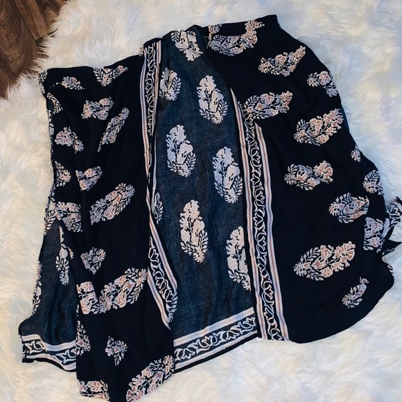 NWOT Beautiful Navy Bohemian Open Kimono - Picture 12 of 14